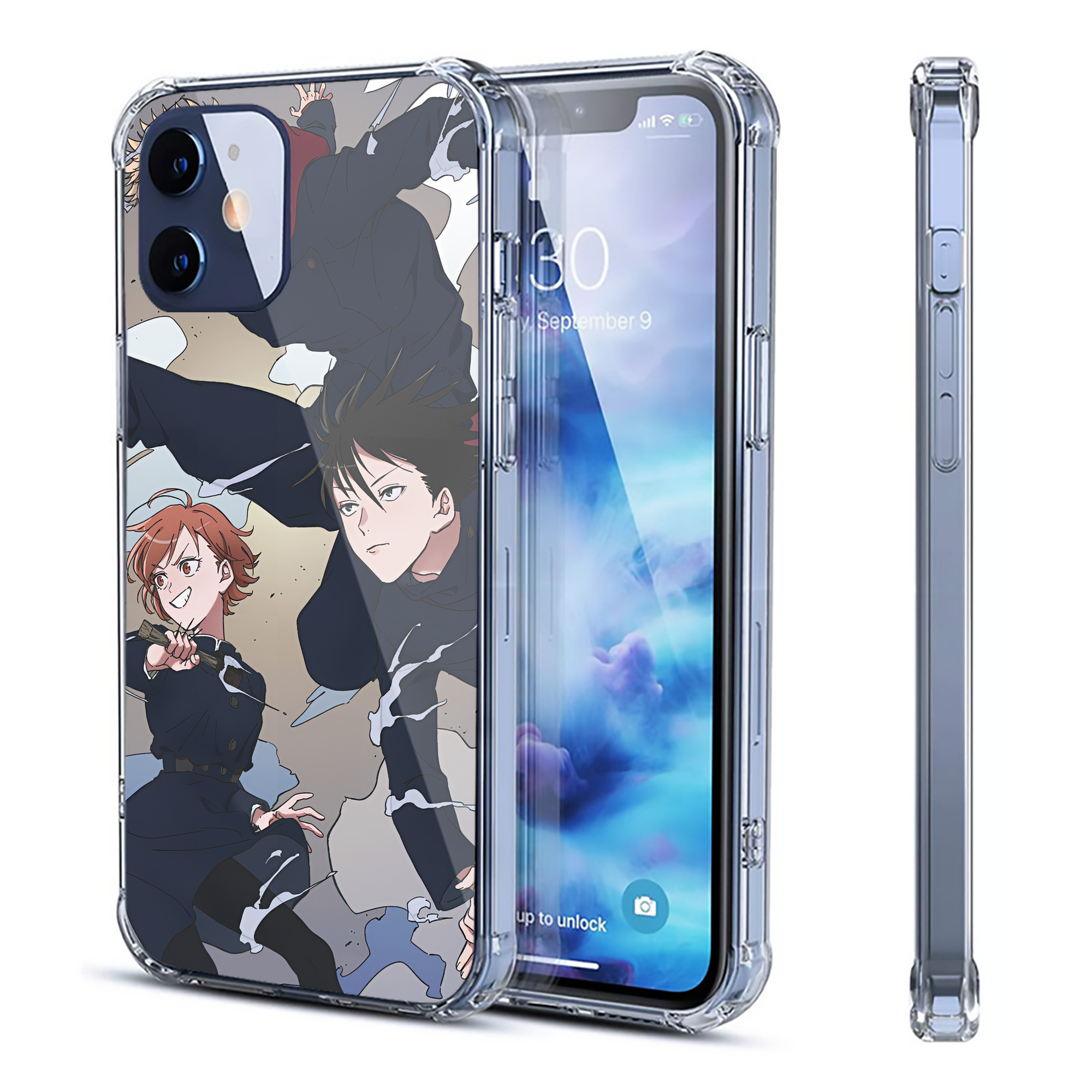 （画像用） SPY×FAMILY间谍家家酒 【iPhone 12シリーズ対応】透明スマホケース（クリアソフトケース）